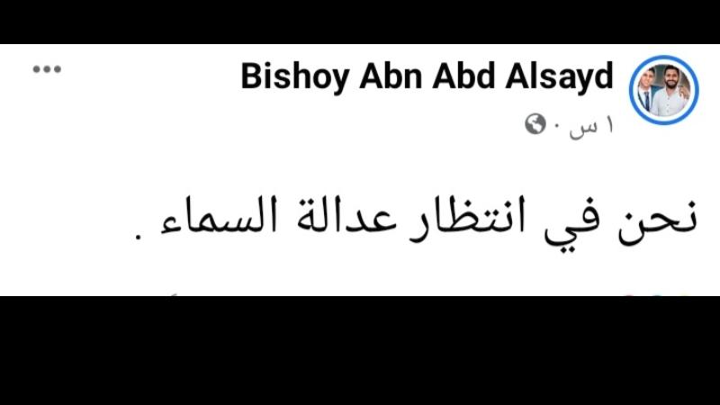 ننتظر عدالة السماء اول تعليق من شقيق مينا بعد اظهار نتيجة التحقيقات