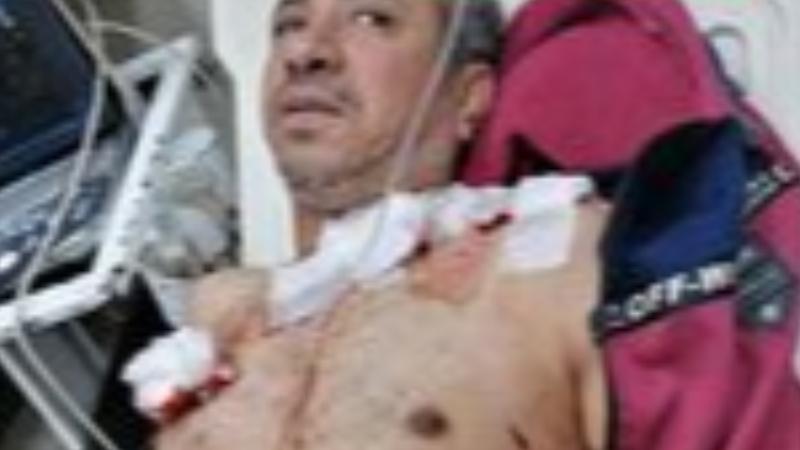 توماس ينجو من الموت والمعتدي يطعن والده عده طعنات بالصور للكبار فقط