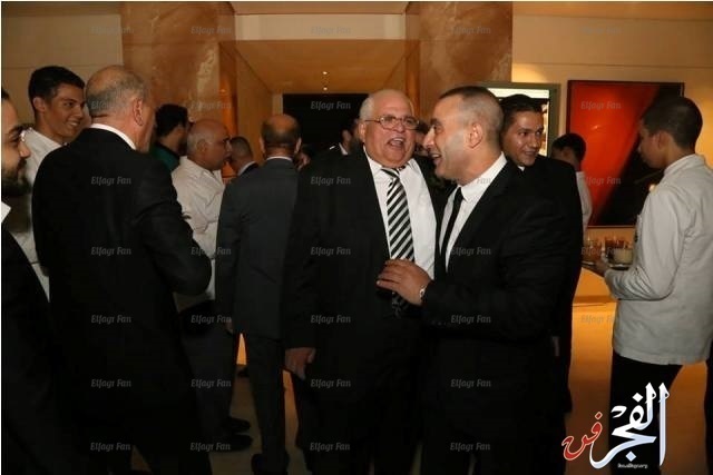أحمد السقا بصحبة زوجته فى حفل زفاف عائلي صور