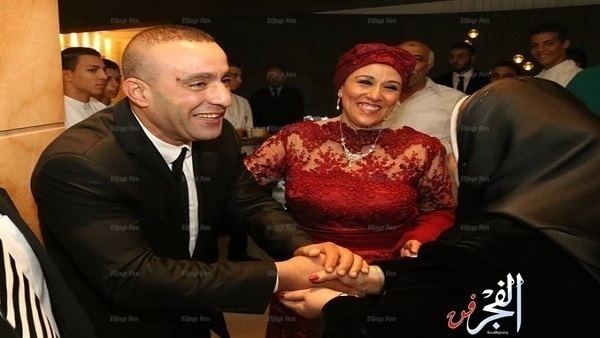 أحمد السقا بصحبة زوجته فى حفل زفاف عائلي صور